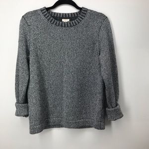 J. Crew Gray Crew Neck Sweater